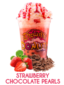 Strawberry chocolate pearls